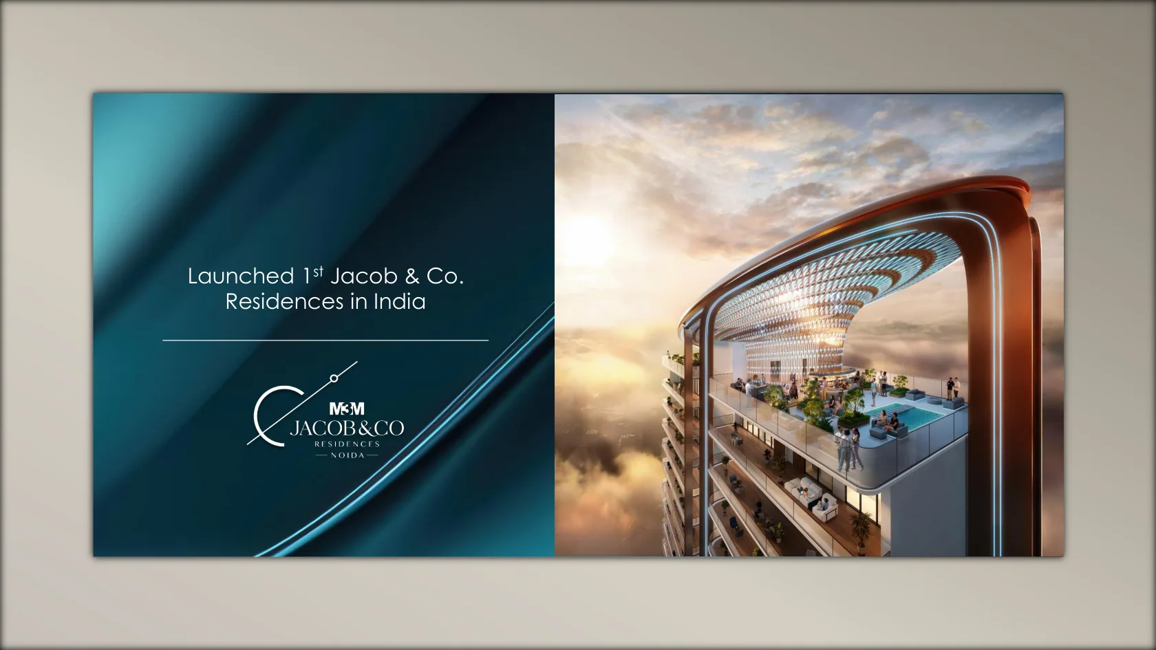 M3M Jacob & Co Residences brochure artwork
