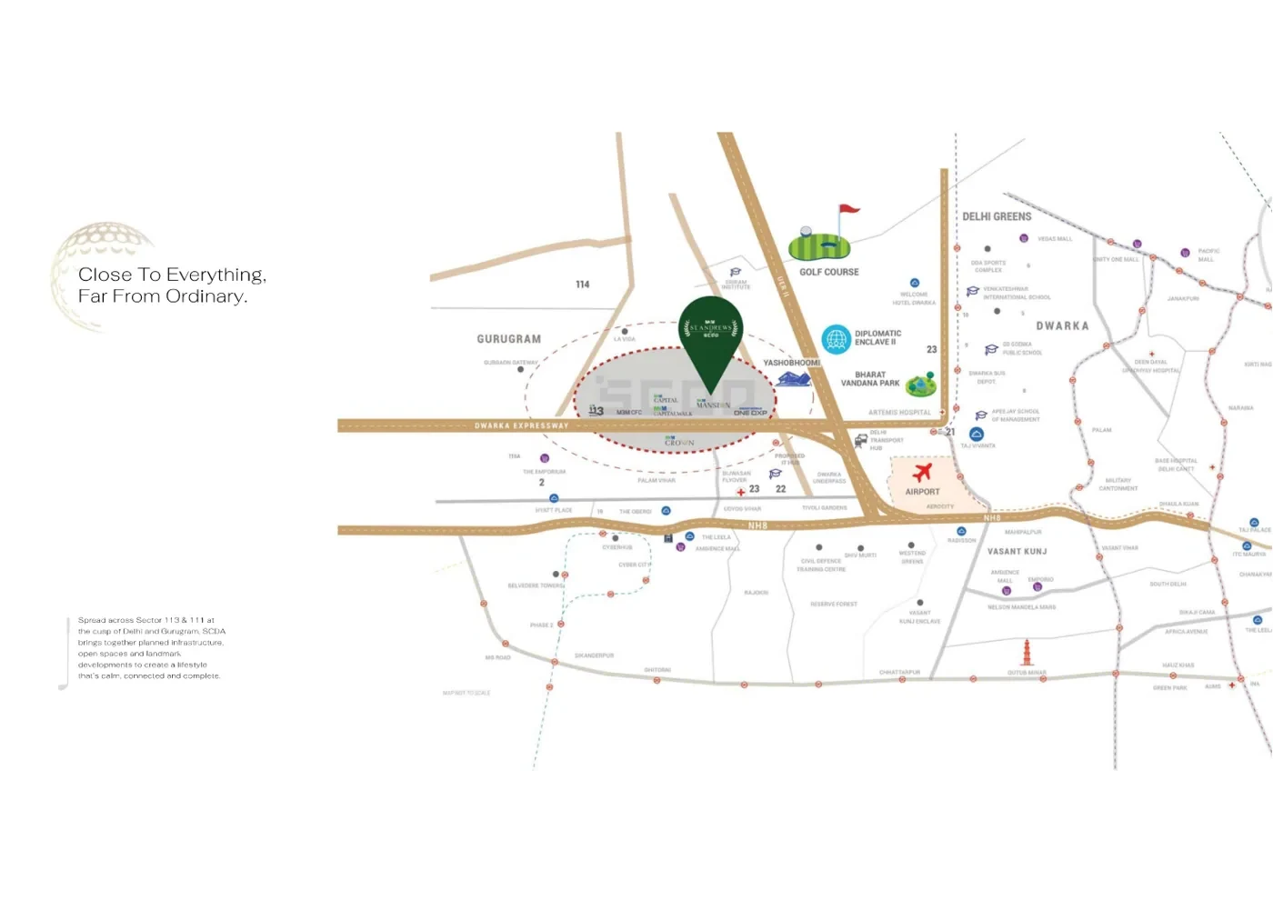 SCDA location map